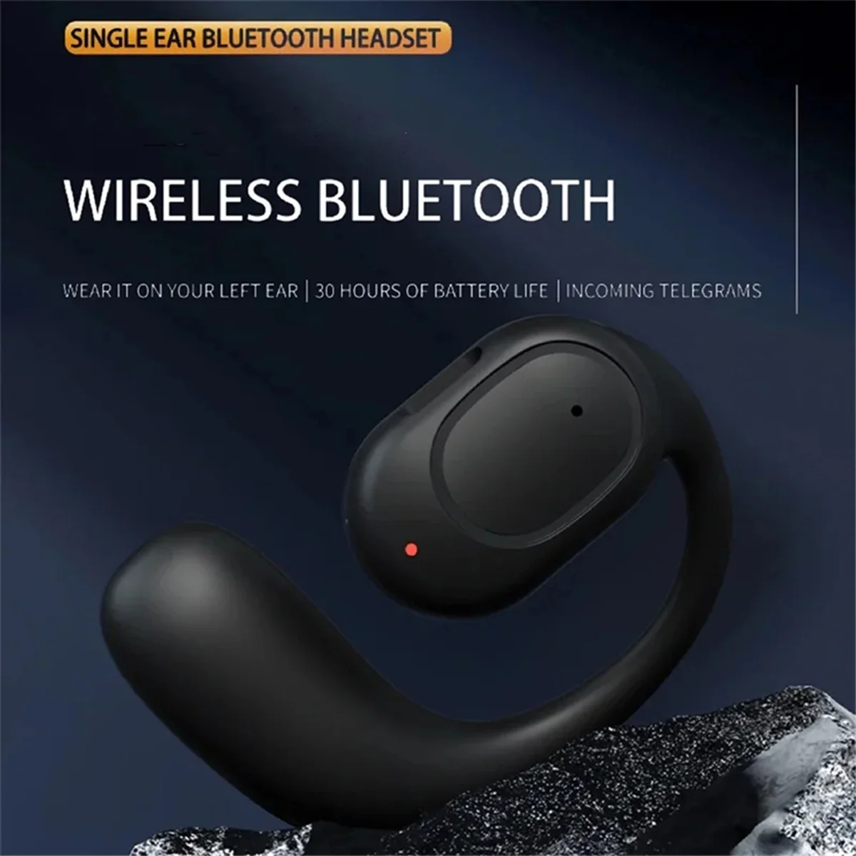 

B02B-Wireless Headphones Bluetooth Headset with Microphone Bone Conduction Handsfree Noise Canceling Earphones