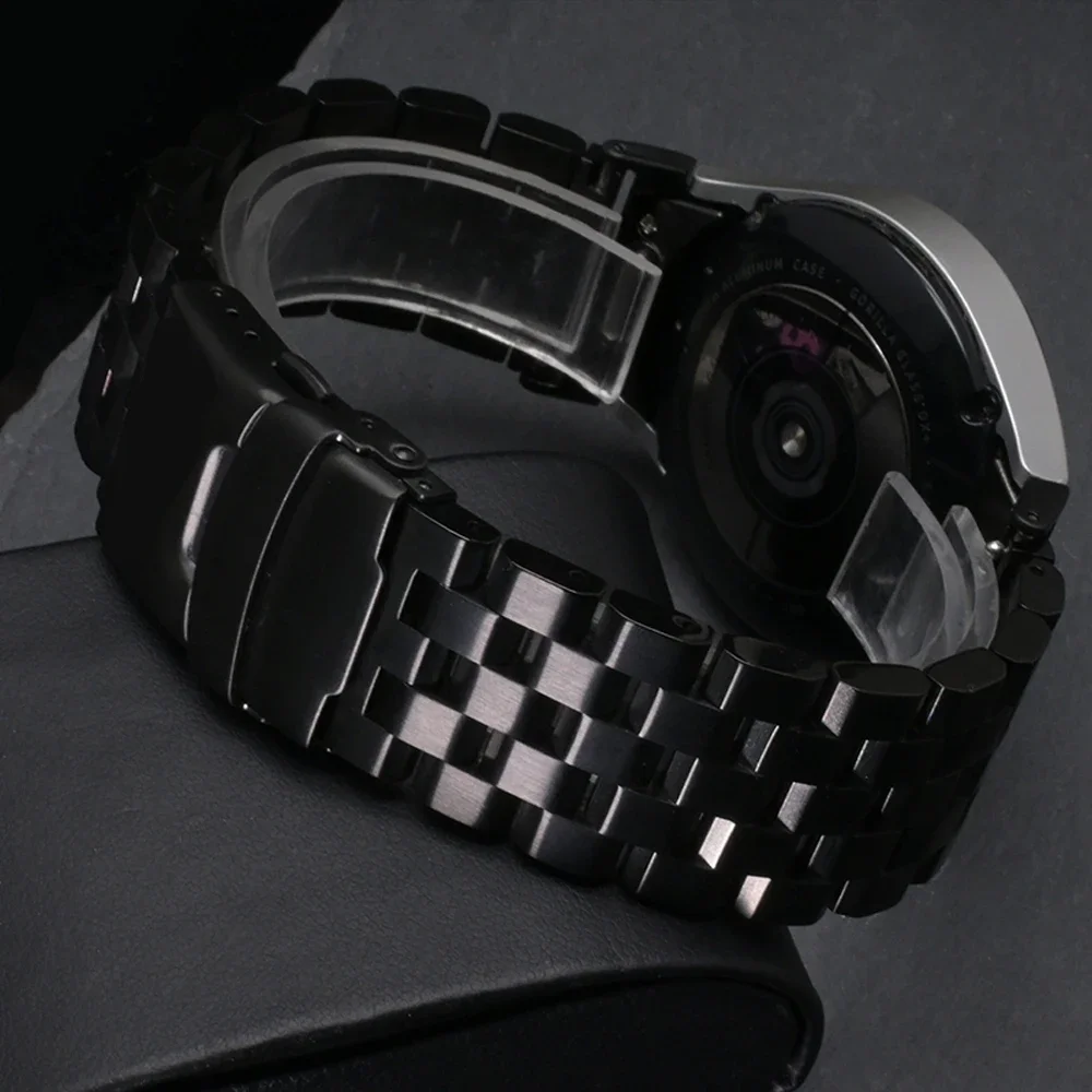 Cinturino in acciaio inossidabile senza spazi vuoti per Samsung Galaxy Watch 7/6/5/4 40 44mm FE Bracciale per 5Pro 45mm 6Classic 43 47mm Quick Fit Band