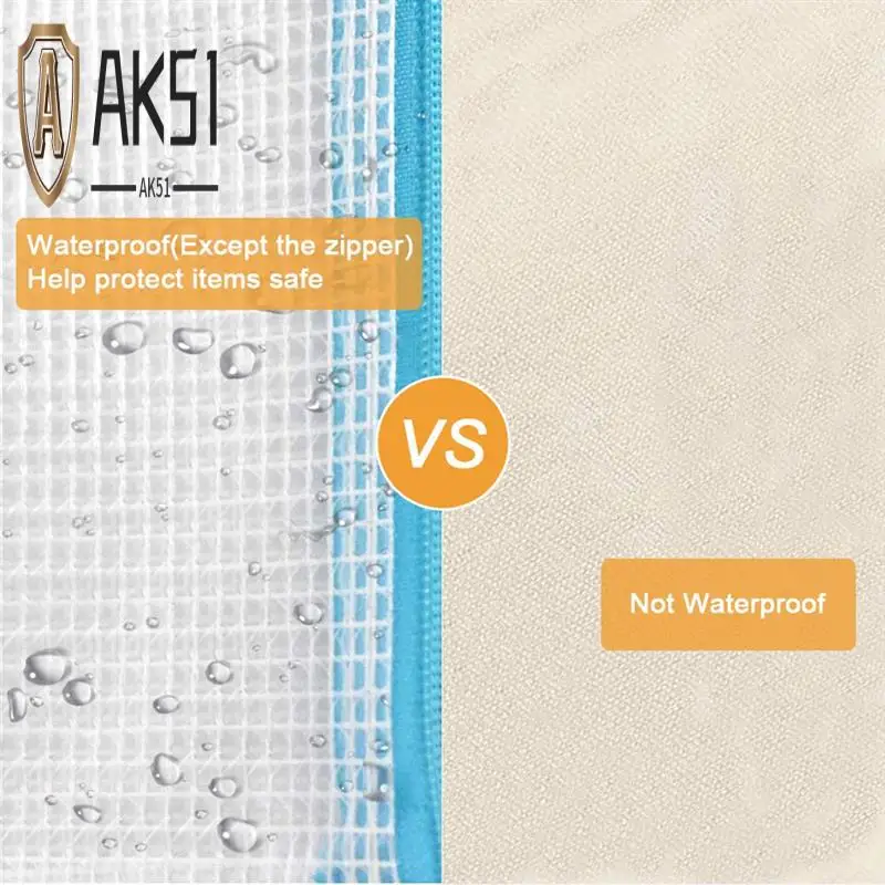 

AK51-36 Piece Mesh Document Bag Multicolor PVC Waterproof Travel Storage Pouch For School Supplies,12 Colours