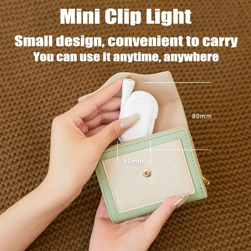 Mini lampe LED à pince pour livre, lampe de lecture Portable, Protection des yeux, lampe de bureau, Rechargeable pour chambre à coucher, éclairage de lecture