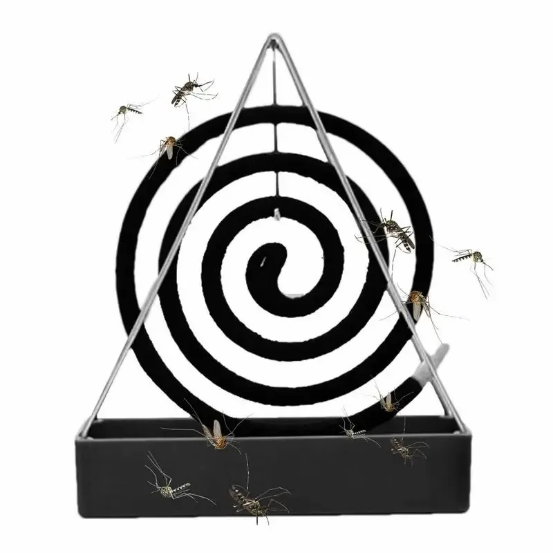 

Creative Hanging Vertical Mosquito Incense Holder Sandalwood ireproof Coil Mosquito Box Portable Gray Mosquito Incense Base