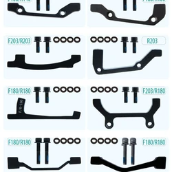 Adattatore per pastiglie base freno a disco bicicletta Set Mountain Bike PM/IS 160 180 203 MM adattatore freno pinza in lega di alluminio mtb