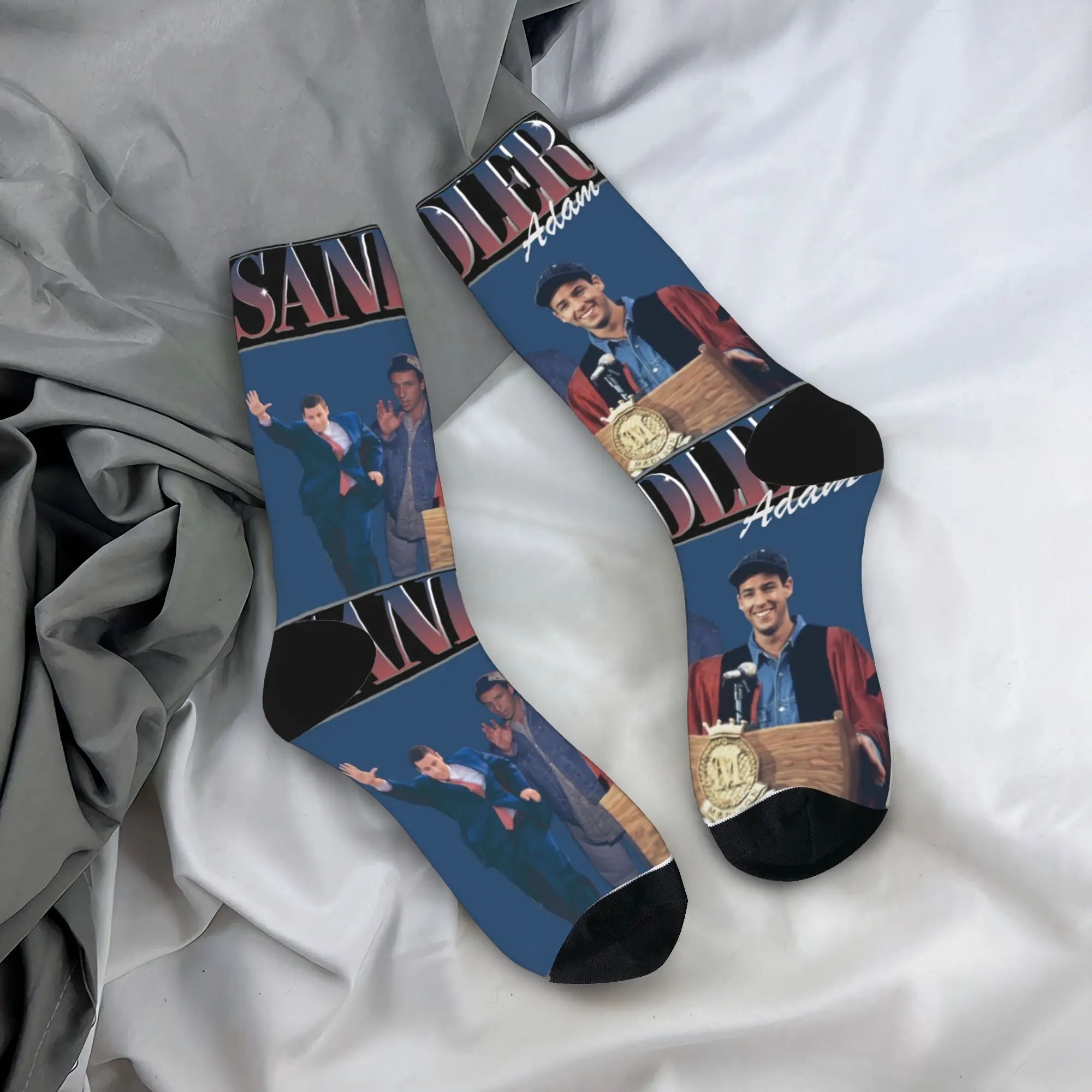 

Взрослые мужские носки Happy Gilmore, чулки из фильма, осенние готические мягкие дышащие носки, уличные противопотовые носки с принтом