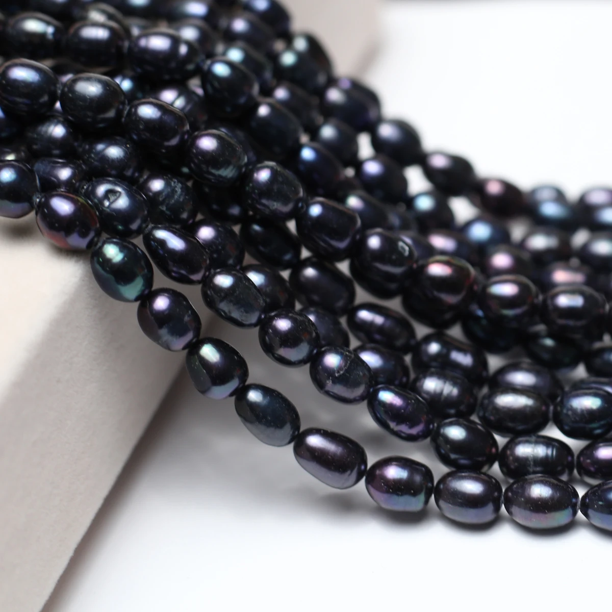 

Grade A 3-9mm Rice Beads Natural Freshwater Pearl Loose Beads for Jewelry Making Supplies DIY Women Necklace Bracelet Accessory