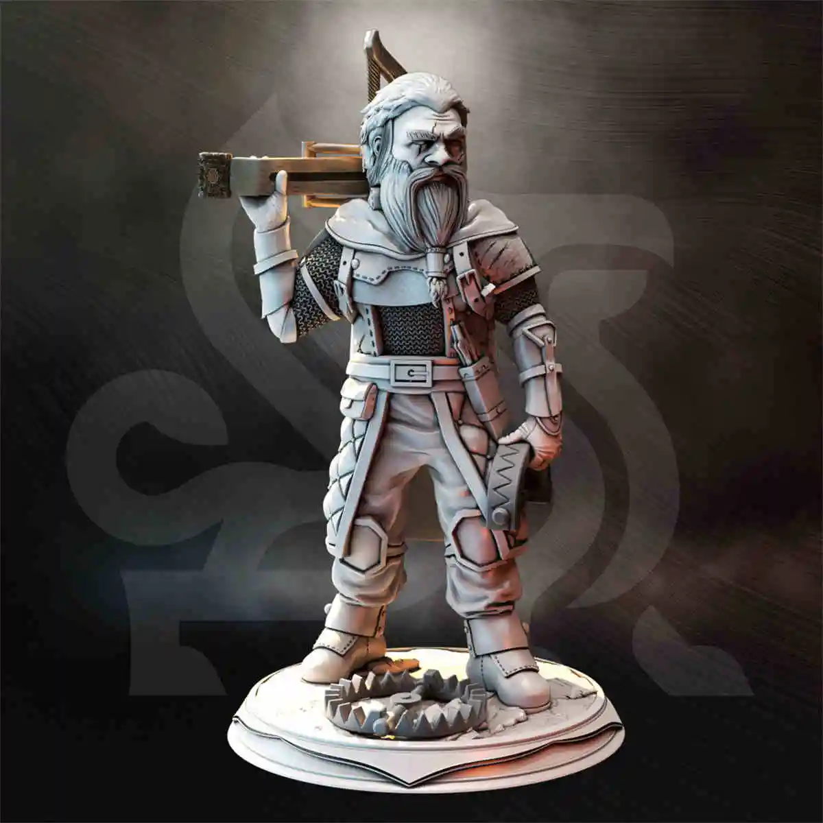 Hunting Hero DND Running Team Chess Model