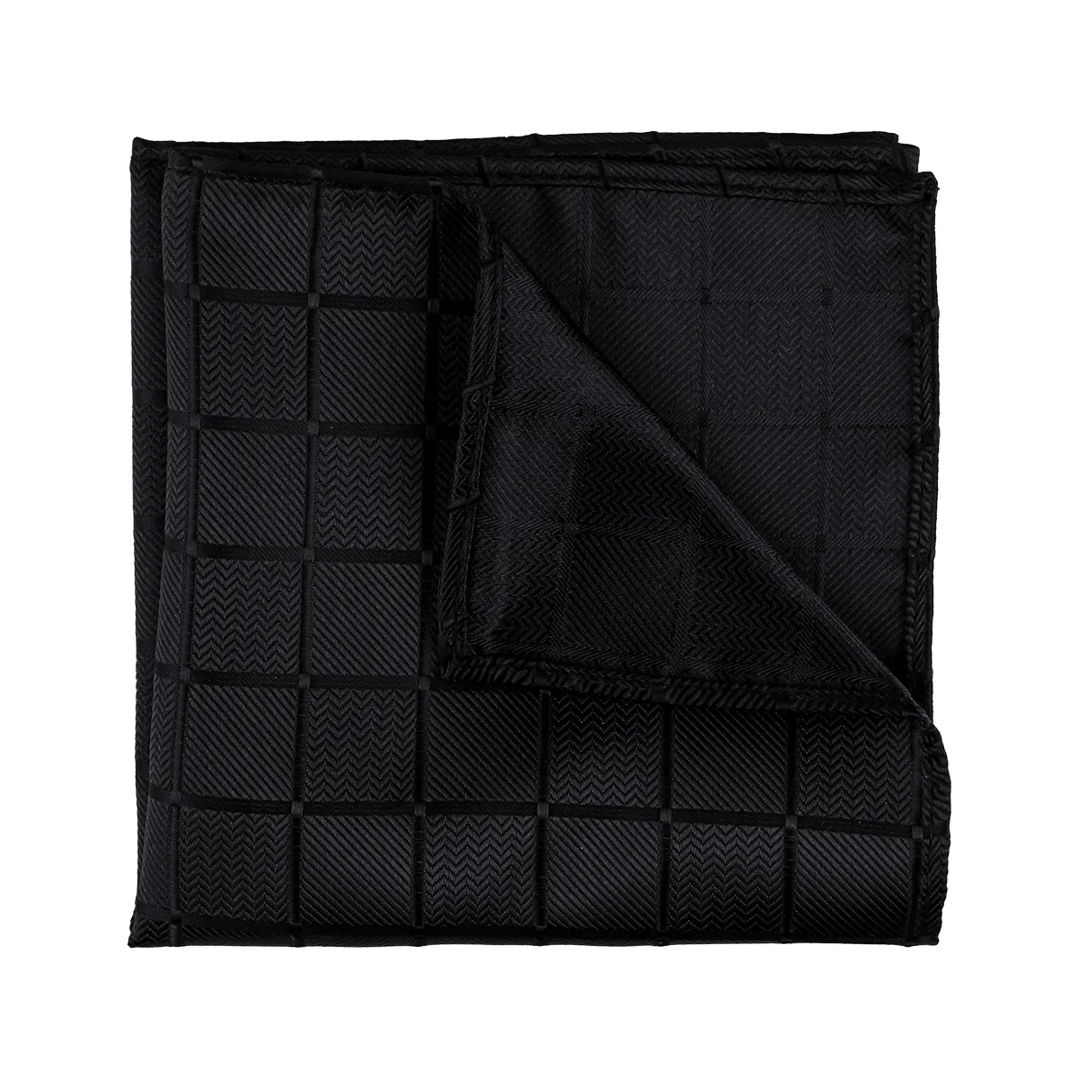Lenço de Bolso Masculino Vintage Xadrez e Liso, Design Britânico, Acessório para Terno, Cinza, Preto, Vinho
