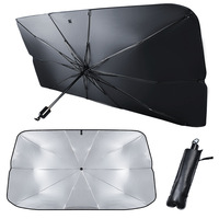 125cm 140cm Foldable Car Windshield Sun Shade Umbrella UV Cover Sunshade Heat Insulation Front Window Interior Protection