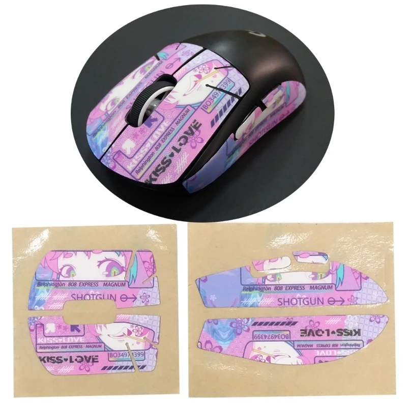 Mouse Skin Mouse Tape Mouse Skates Side Stickers for G Superlight Mouse Moisture Wicking Pre Cut Without Mouse