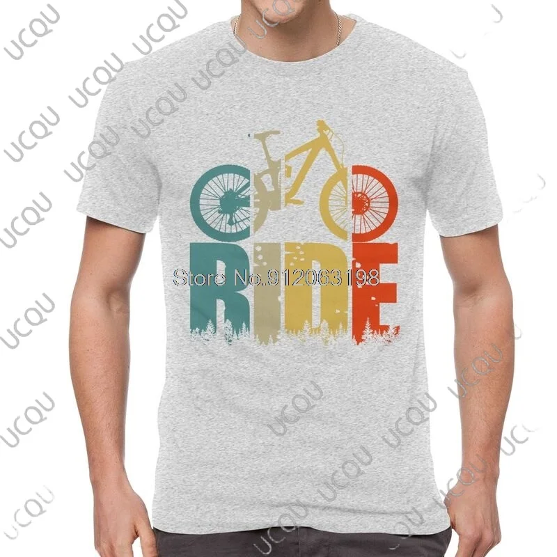 Your Ride Mountain Bike MTB Lover T Shirt Men Short Sleeve Cotton T-shirts Cyclists And Bikers Gift Tee Tops Streetwear Tshirts