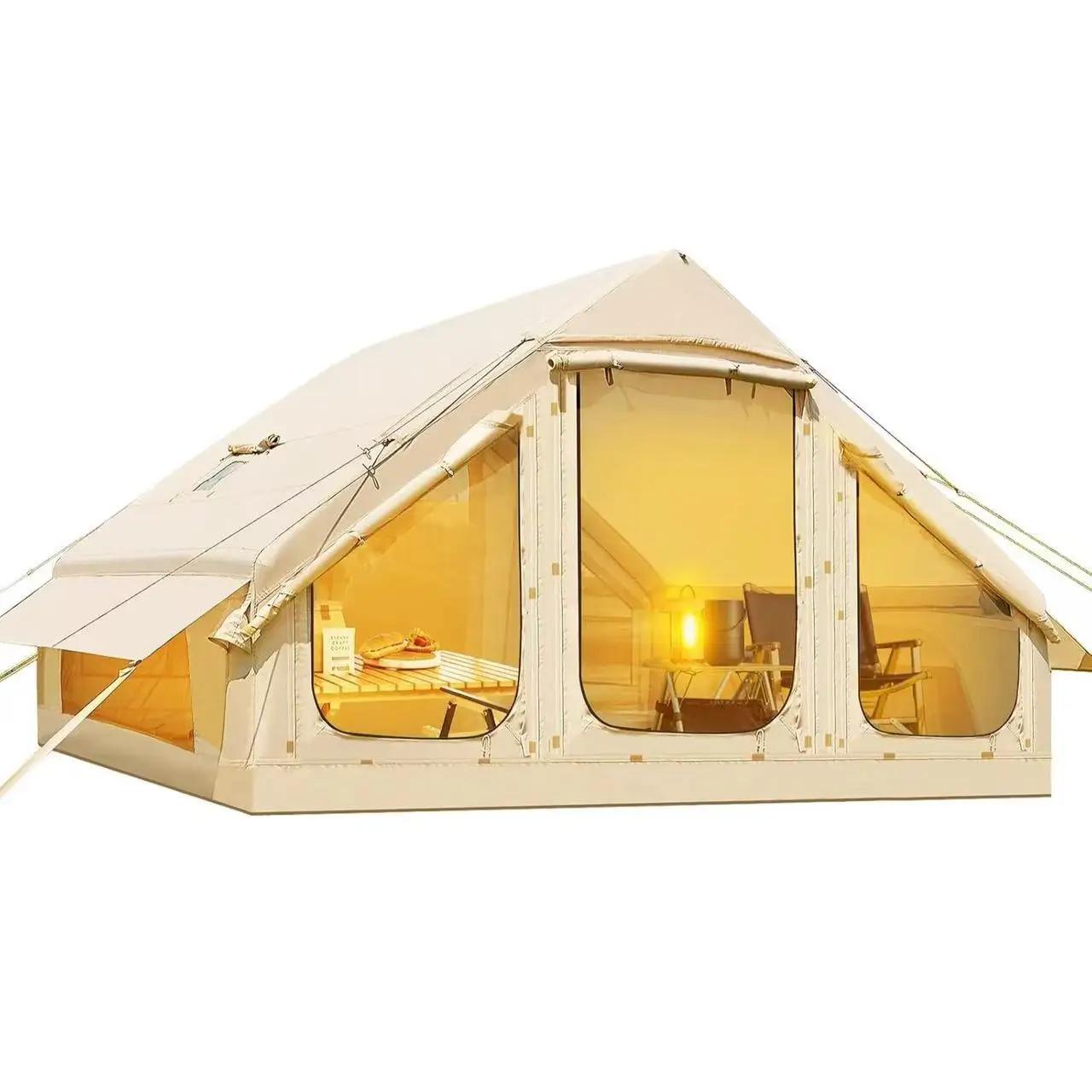 

Family Inflatable Tent with Air Pump Easy Setup for Outdoor Camping