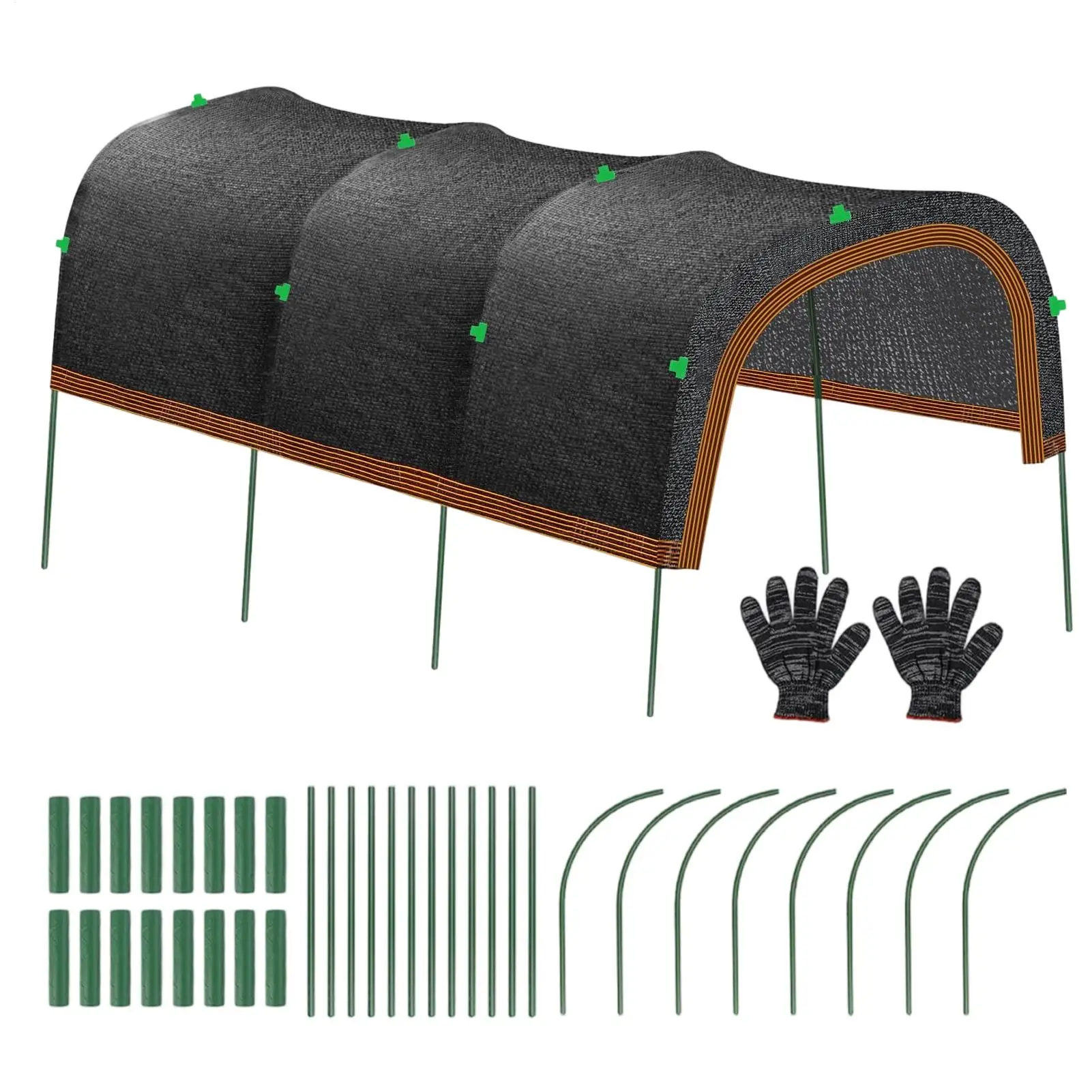 Shade Cloth For Plants 200x100cm UV Resistant Heat Protection Garden Sun Shade Cloth Kit For Plants Flowers Vegetables Indoor