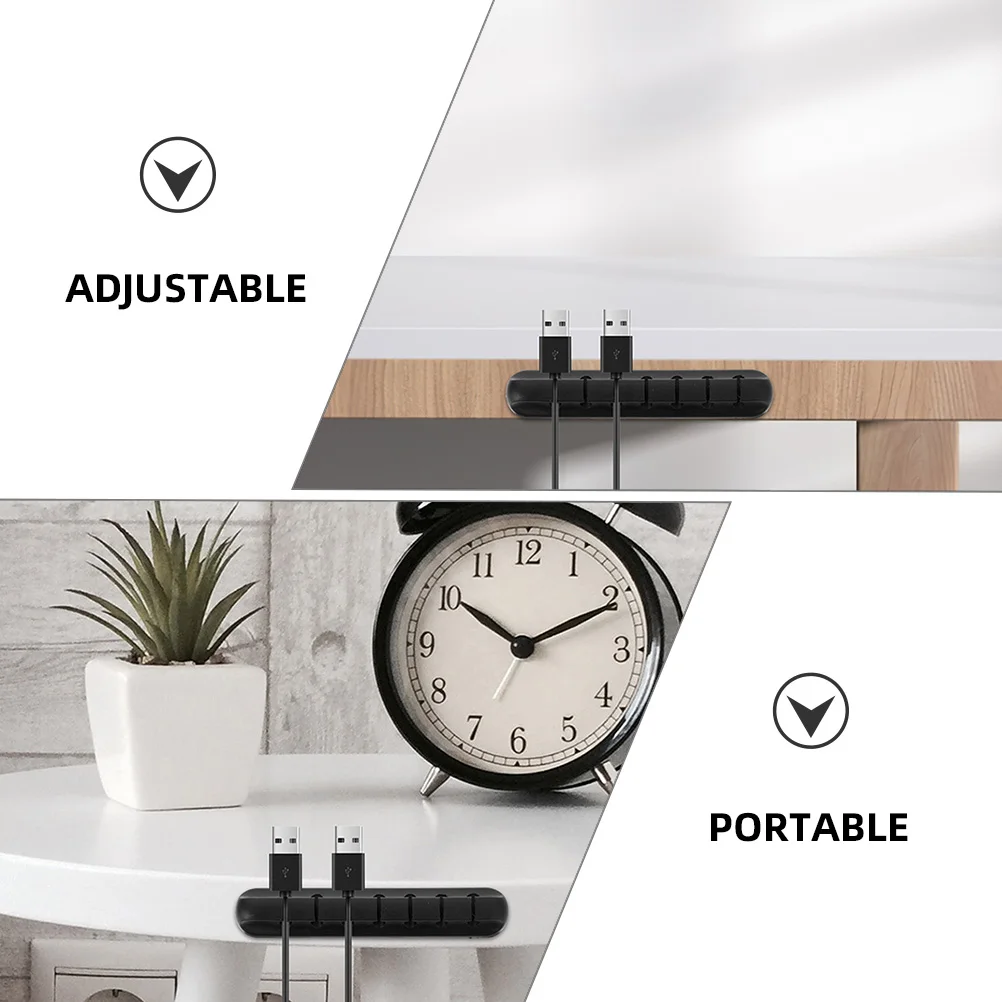 

3pcs Cable Wire Clips Adhesive Adjustable USB ganizer Wall Mount Wire Clips for Home Office Clamps Desk
