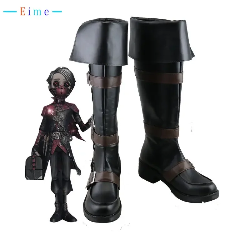 

Game Identity V Бальзамировщик Эзоп Карл Обувь для косплея Красные туфли из искусственной кожи Хэллоуин Карнавальные ботинки на заказ