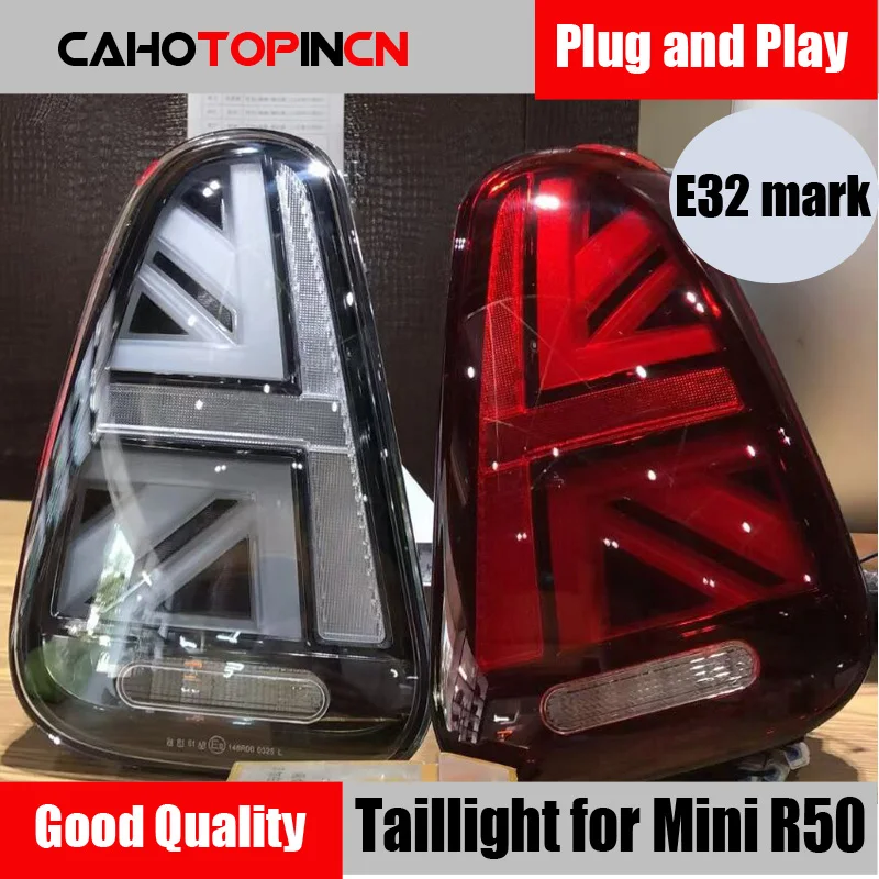 

2PCS 12V LED Tail Light For BMW Mini Cooper R50 R52 R53 2001-2007 Car Accessories Modified Union Jack Style LED Rear Light