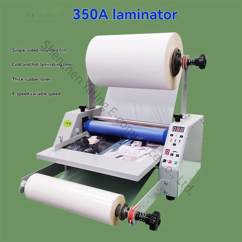 Electric Laminating Machine A3 A4 Single-sided Hot and Cold Cover Automatic Machine Crystal Label Peritoneal Machine