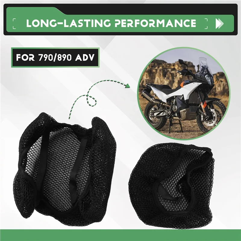 

AB61-Motorcycle Accessories Seat Cover For 790 890 ADV/S - 3D Mesh Breathable Seat Cushion,Motorcycle Accessories Seat Cover For