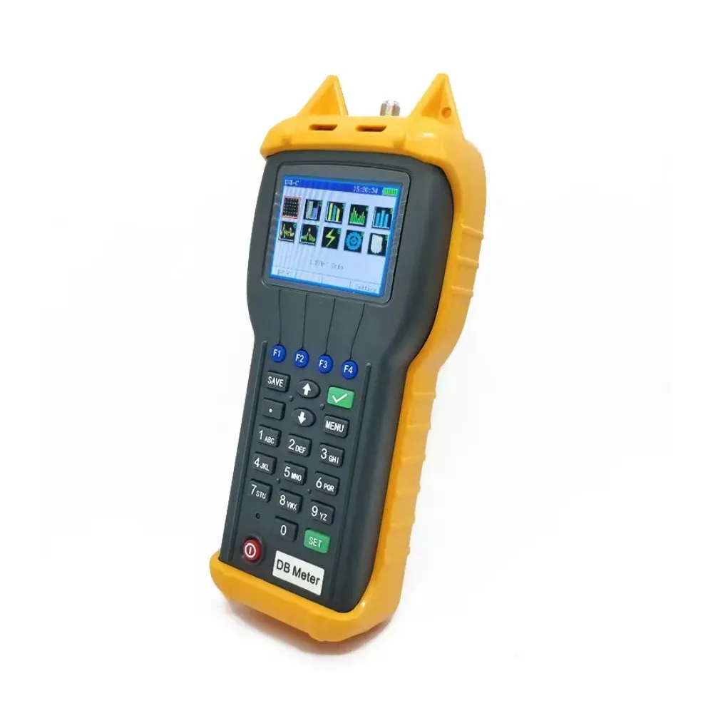 MS8000 Digital TV Field Intensity Meter TV/ Analyzer Range 5-870MHz DVB-C Analog CATV MER BER Meter