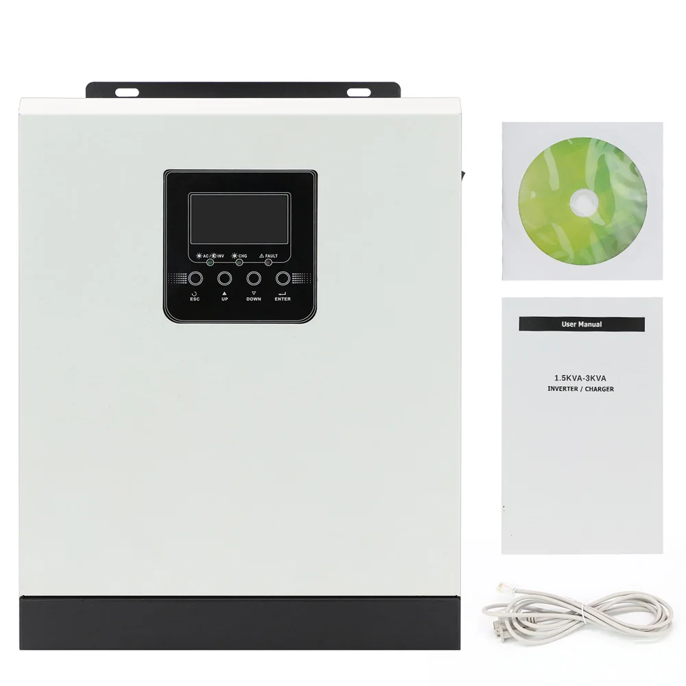 3000VA 2400W Solar Inverter Pure Sinewave Solar Inverter for Home Solar System PWM Overload Short Circuit Protections