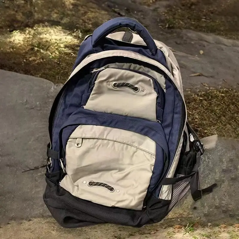 Mochila Nylon a prueba de salpicaduras agua 2024 moda nueva mochila escolar de alta capacidad