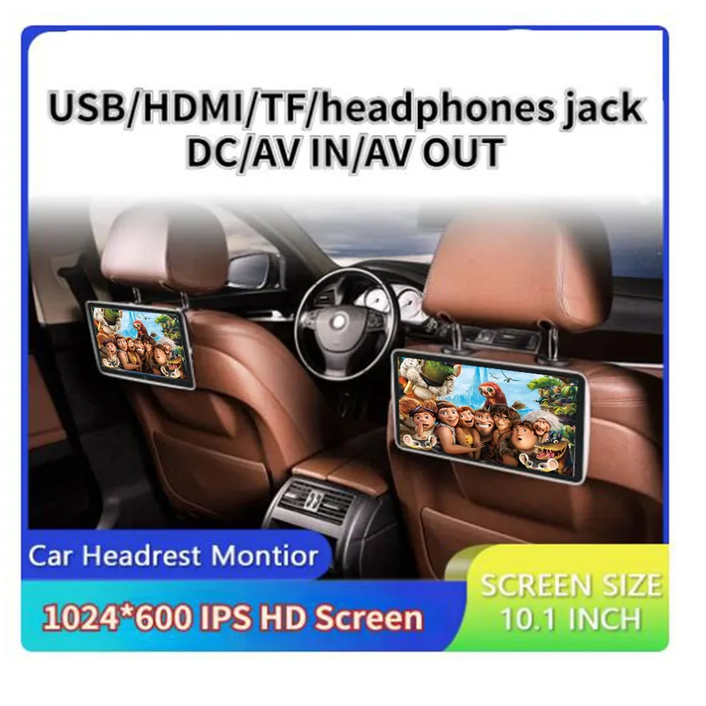 

10.1/11.6 Inch digital touch screenpanel Car Headrest Monitor MP5 Player Mirror Link FM HD With USB Screen Multimedia Player