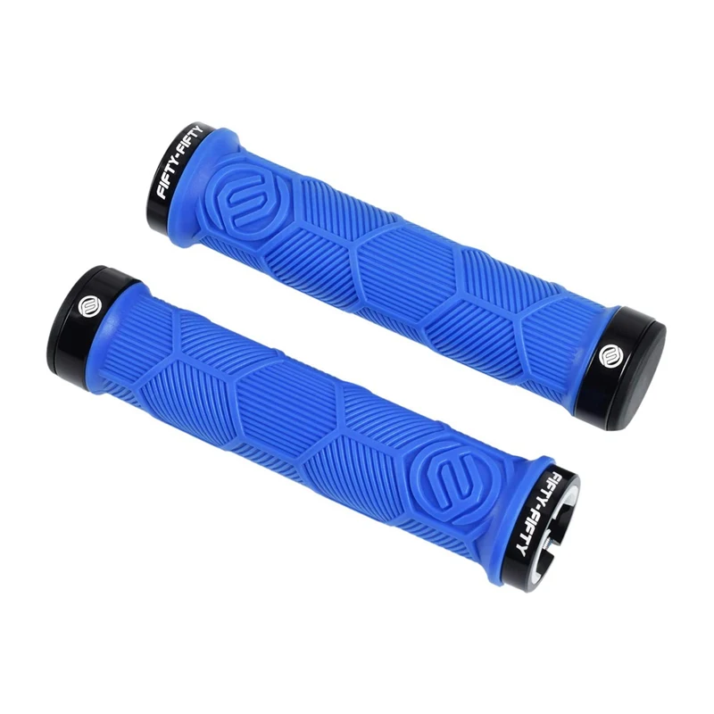 FIFTY-FIFTY BMX MTB Bicycle Grips Anti-Skid Rubber XC DH AM Bike Handlebar Grips Mountain Bike Handle Bar Grip Enduro