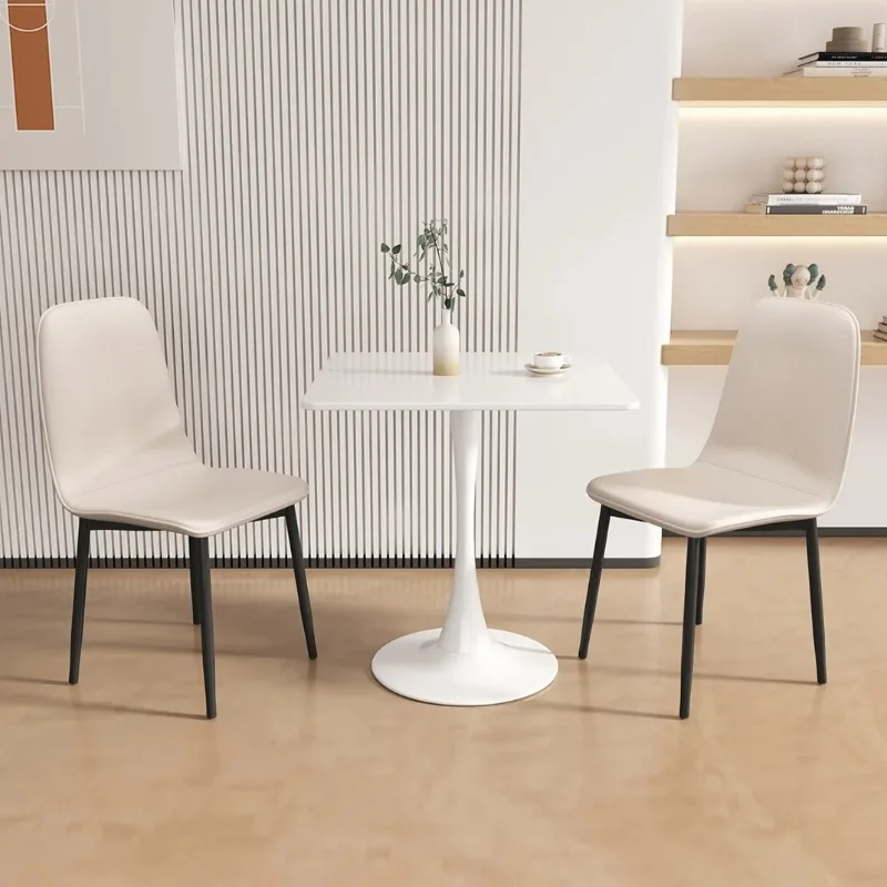 Роскошный домашний обеденный стул, штабелируемый стул с железной спинкой, простой настольный стул для встреч, туалетный столик для спальни для домашнего использования