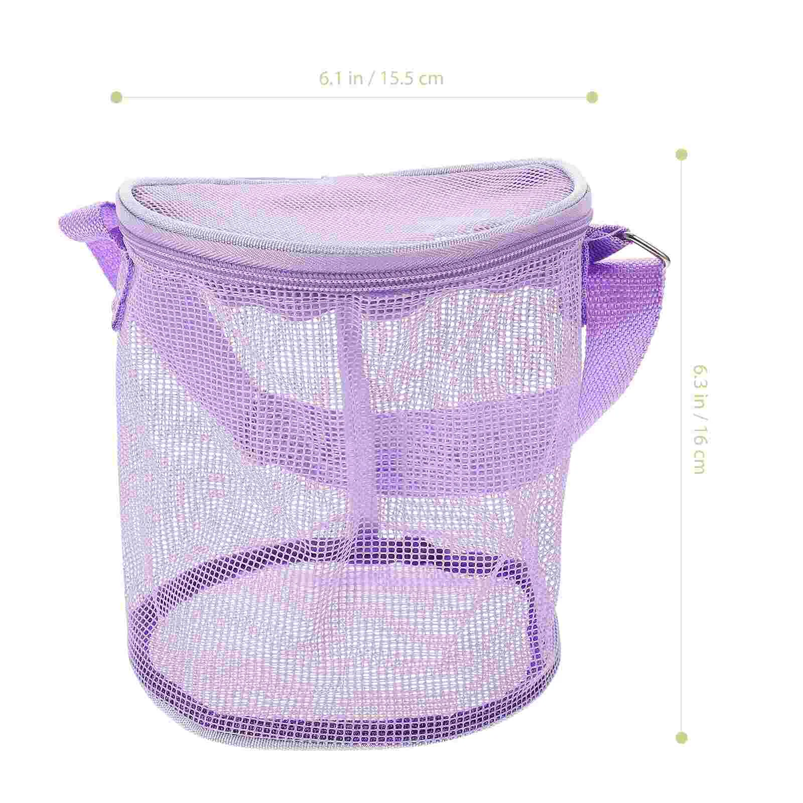 Beach Storage Bag Toy Organizer Sundries Bucket Portable Three-dimensional Foldable Sand Children Pvc Supply