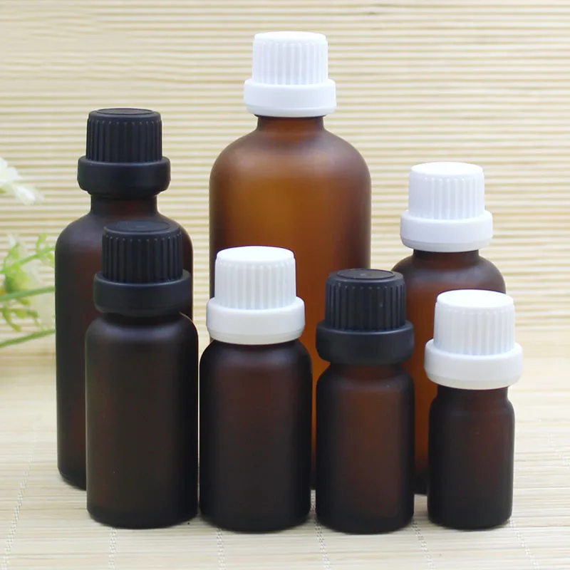 30ml green/blue/brown/clear glass bottle  tamper evidence child proof essential oil moisture liquid essence skin packing