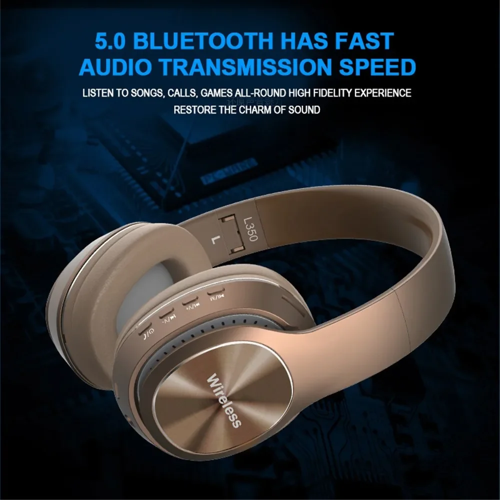 سماعة أذن بلوتوث من Shoumi، غطاء أذن أكبر، سماعة رأس لاسلكية حقيقية قابلة للطي، حزمة كاملة من خوذة الأذن مع ميكروفون