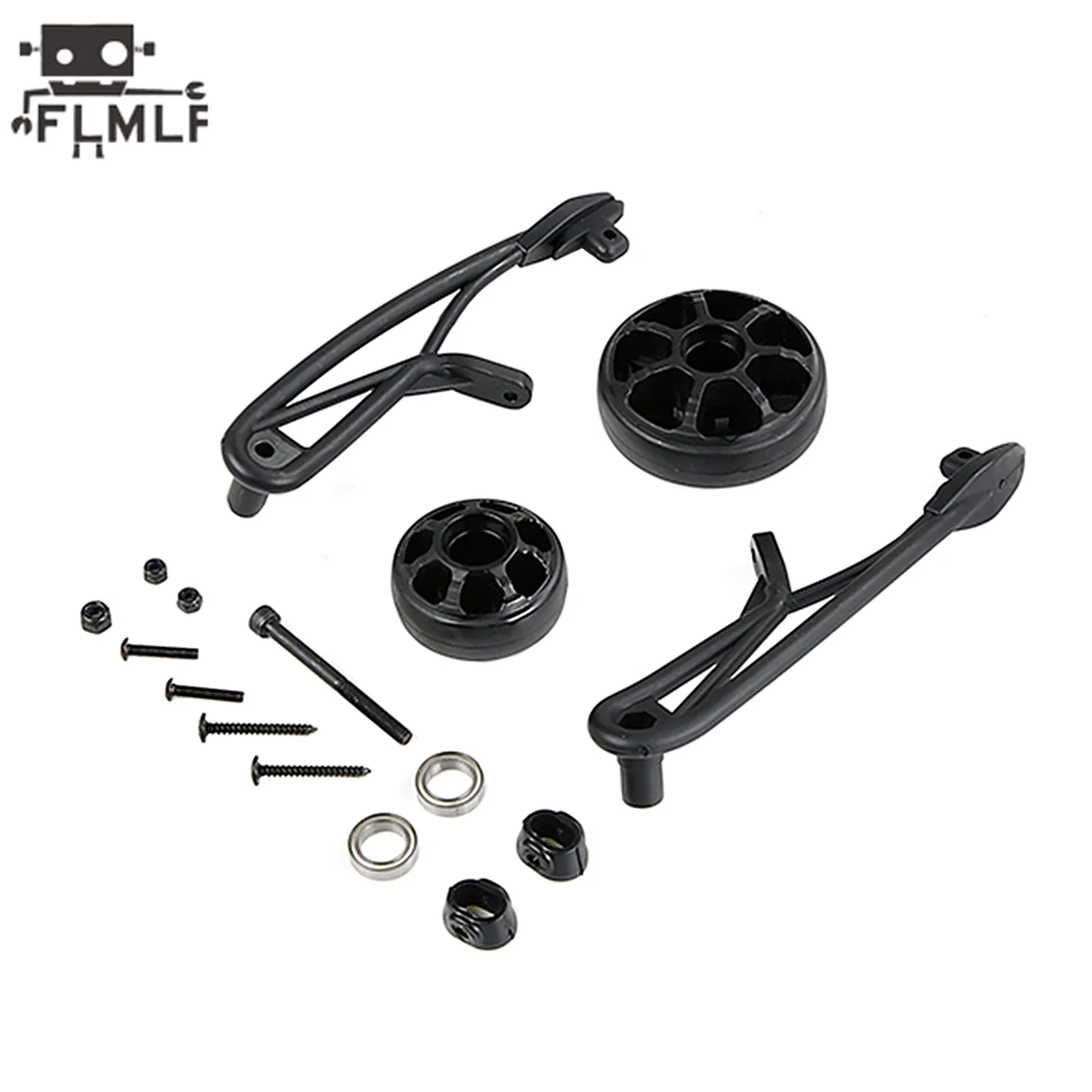 Rear Tail Wheel Kit Fit for 1/8 Rc Car HPI Racing Savage XL FLUX Rovan Rofun TORLAND Monster Brushless Truck Parts