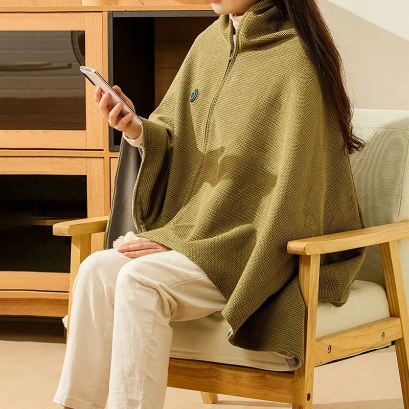 

The Office Wearable Electric Blanket With USB Heating And Three Adjustable Temperature Settings Can Machine Wash Warm Quilts