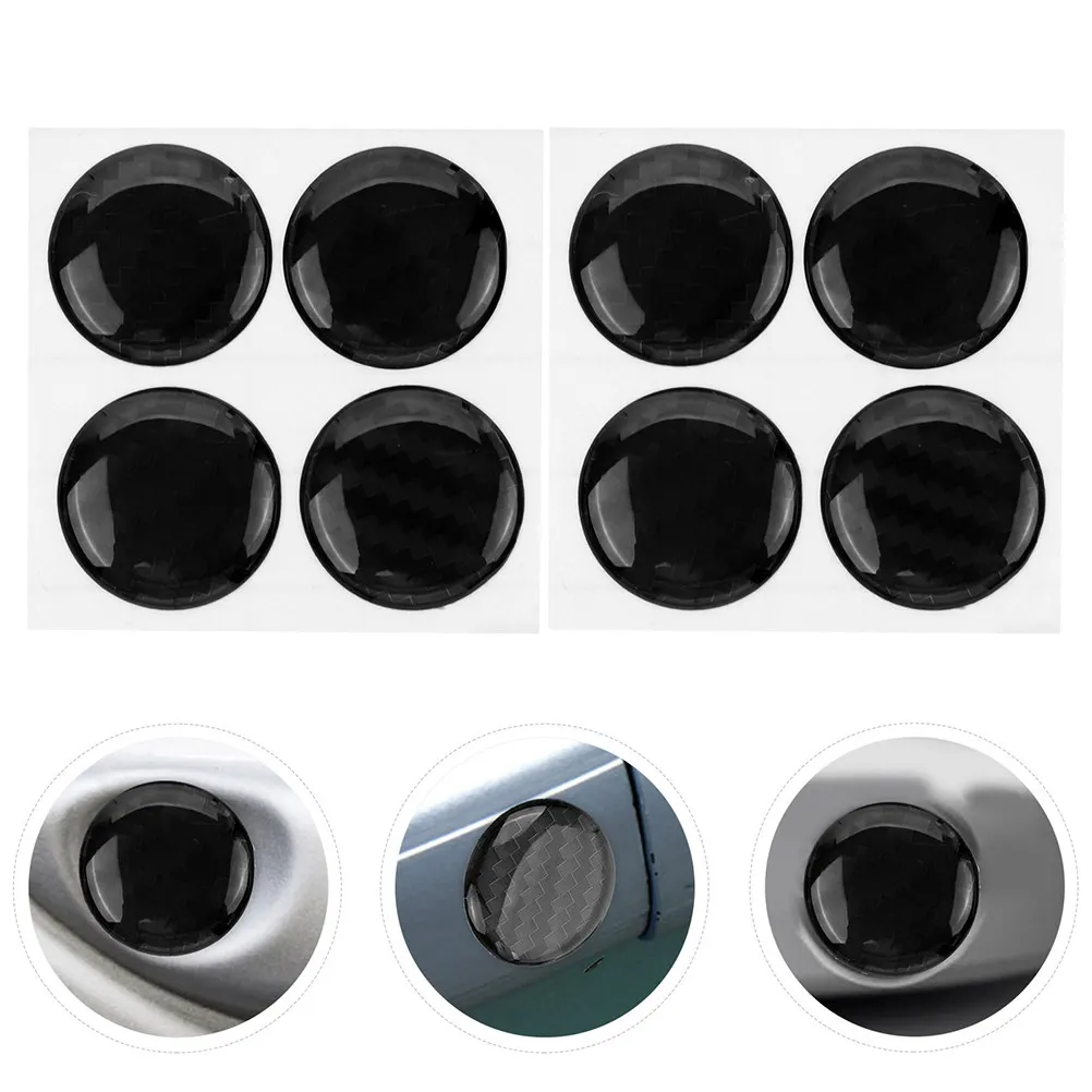 

12Pcs Universal Car Keyhole Protector Covers Decorative Stickers for Door Locks Damage Resistant Easy to Apply Auto Exterior