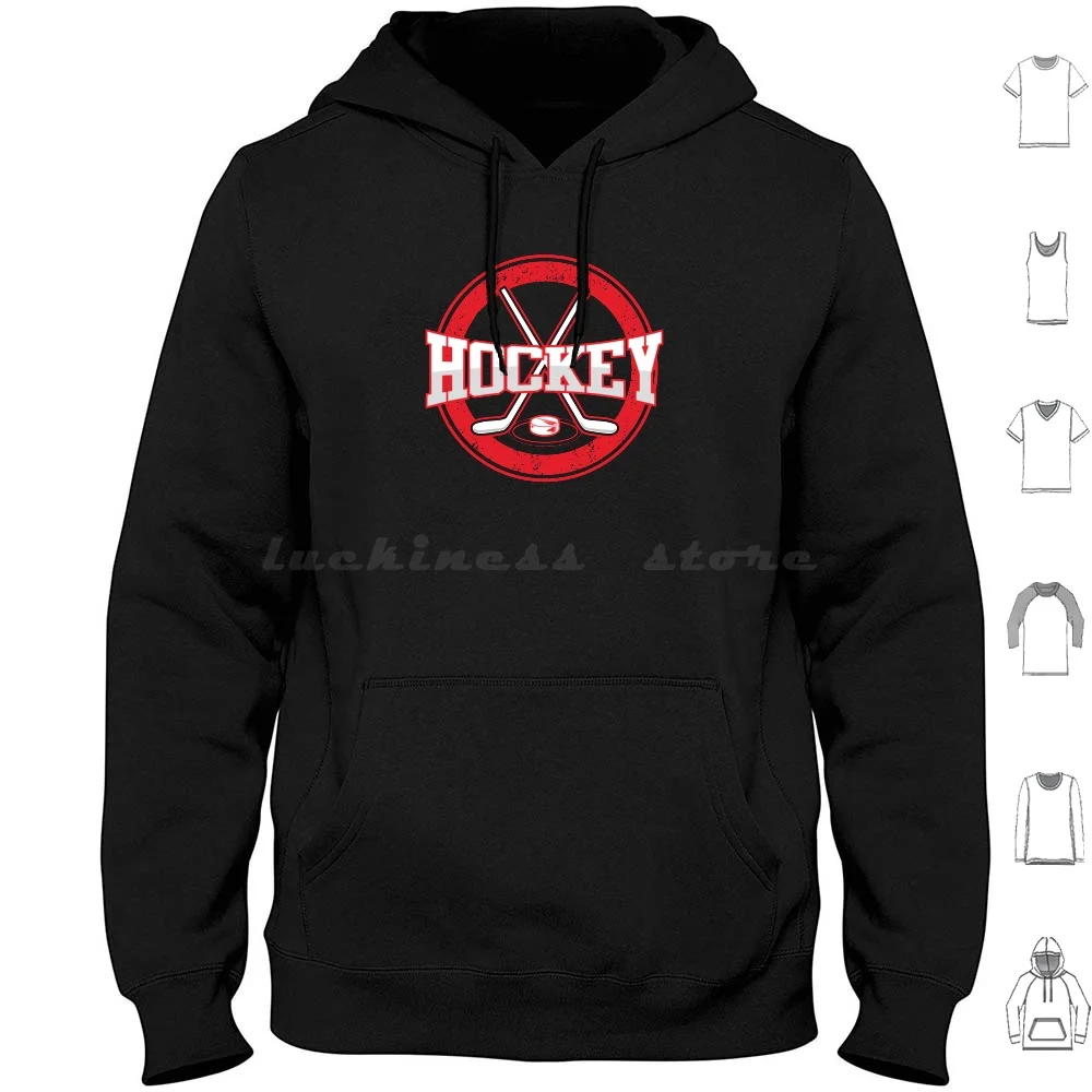 Ice Hockey Player Winter Sports Skater Gift Hoodie cotton Long Sleeve Ice Skating Ice Hockey Icehockey Ice Rink Hockey