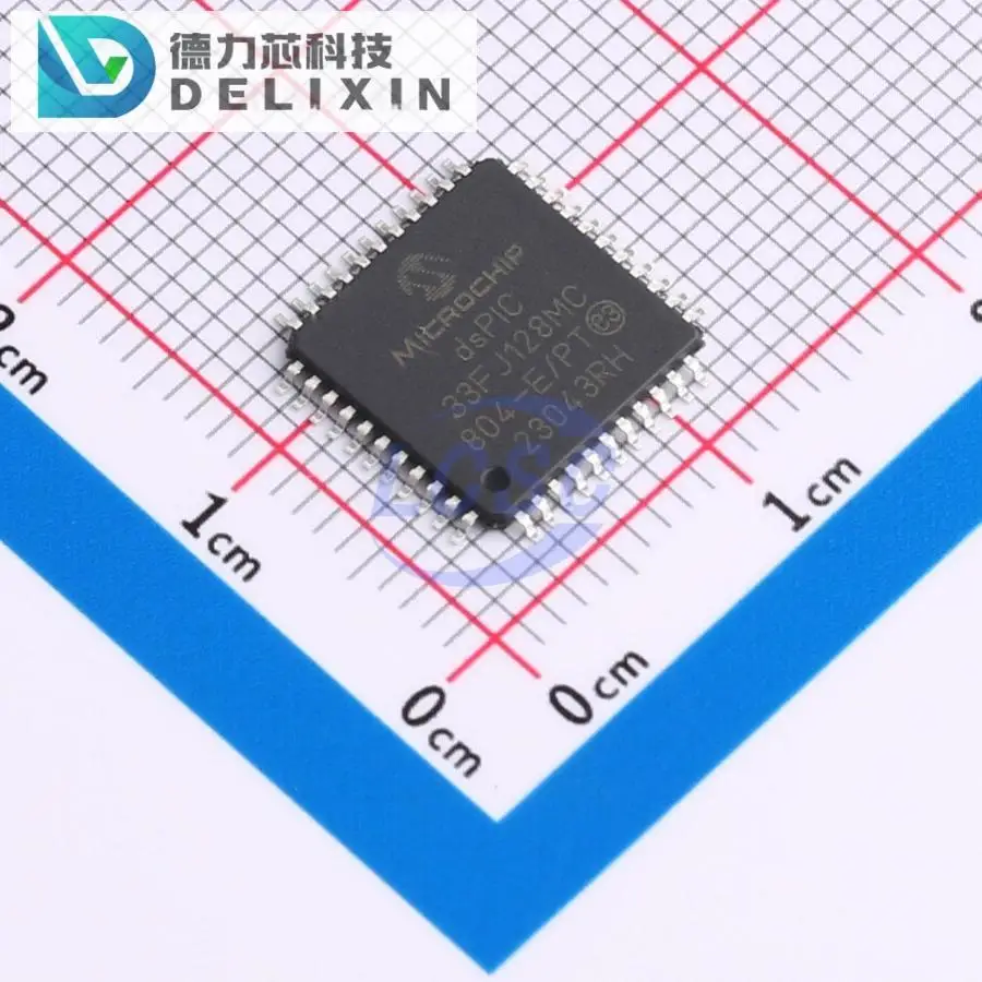 DSPIC33FJ128MC804-E/Pt 160Mhz 128kb 35 TQFP-44(10X10) Digitale Signaalprocessors (Dsp/Dsc) Chips Nieuw Origineel