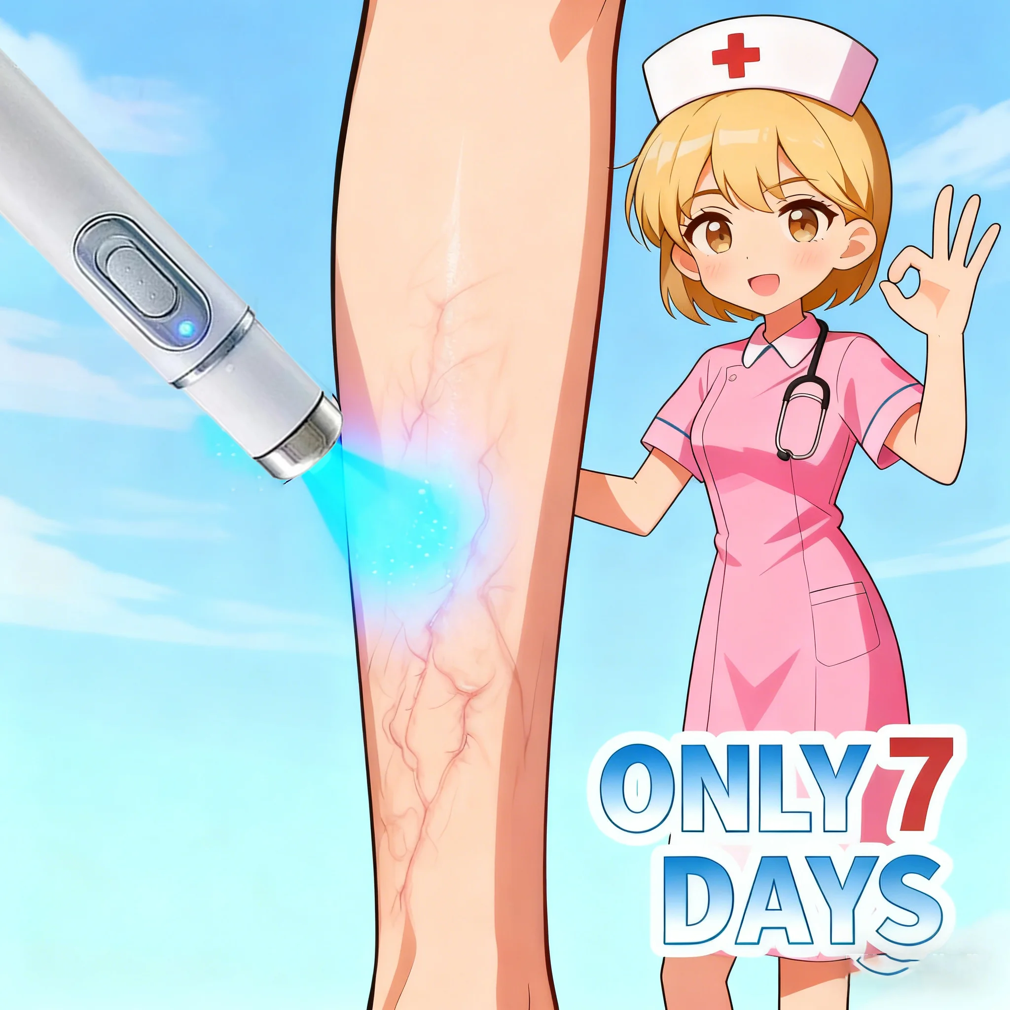 

26. Модернизированная версия инструмента второго поколения. Лазерный ремонт синего света. Варикозное расширение вен.