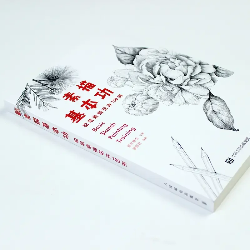 Sketching Basics Lápiz Bocetos de Flores 100 ejemplos