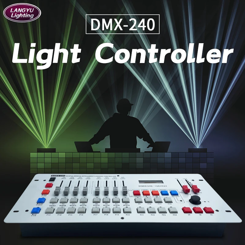 DMX240 control console For Stage Lighting dj disco evening party performance Light controlle Intelligent light