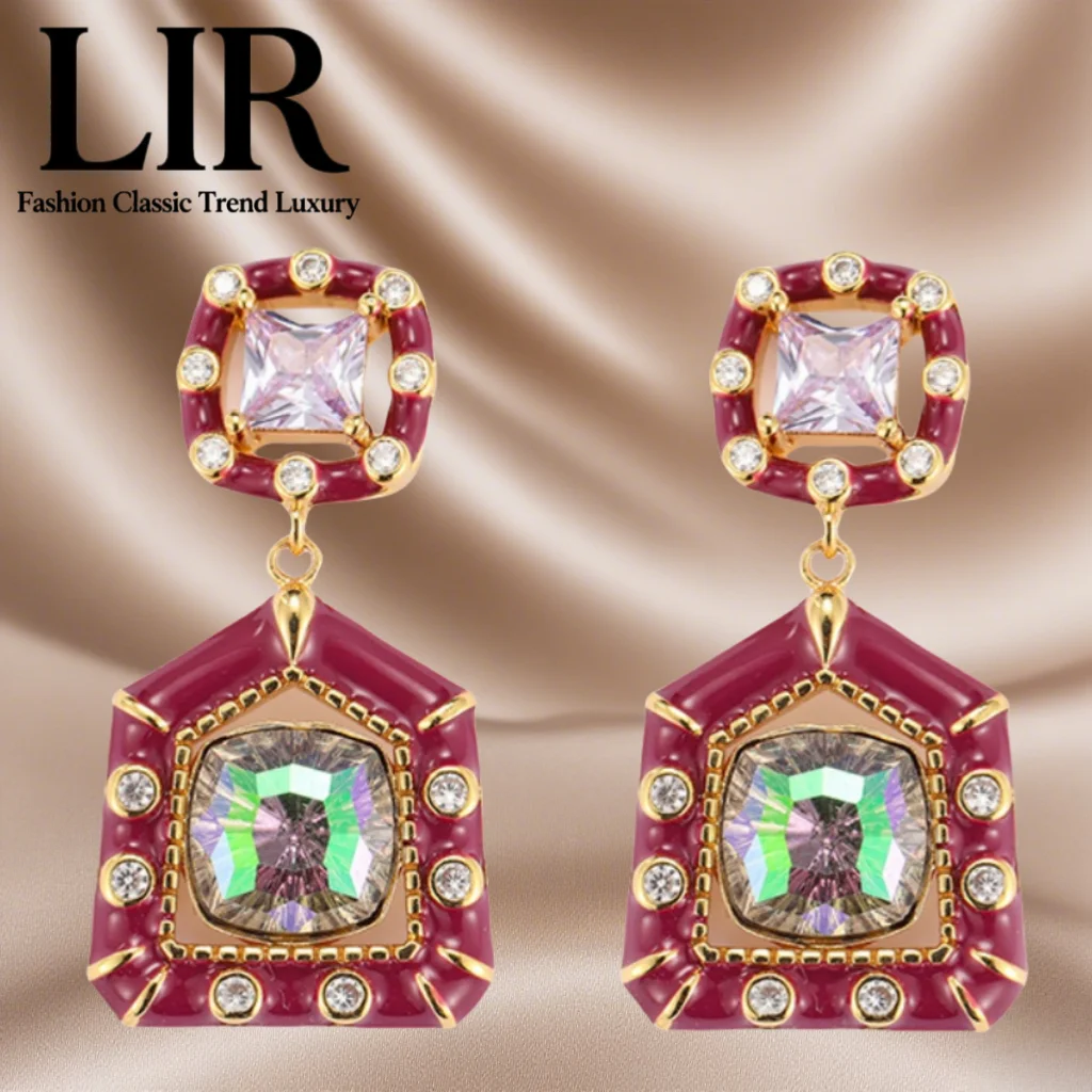 

Новые милые серьги LIR 2025: длинная тяжелая инкрустация, уникальная форма, образец лица, модные женские украшения