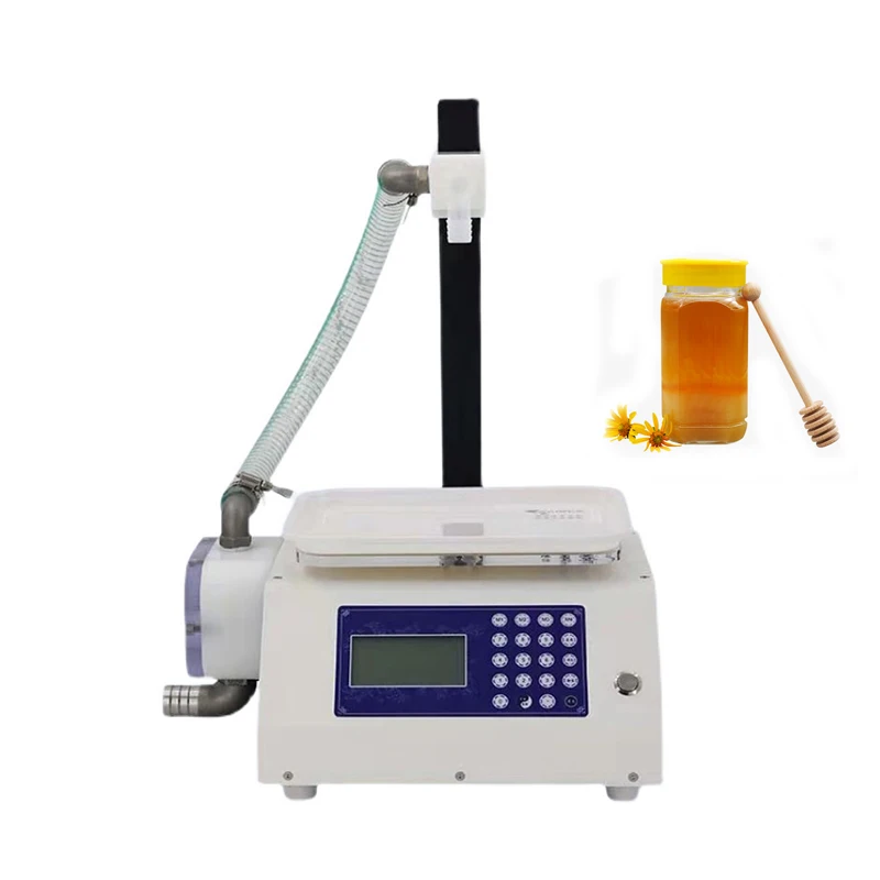 

Automatic Weighing Paste Honey Filling Machine 12V/220V Viscous Paste Bottle Filler Quantitative Liquid Filling Machine