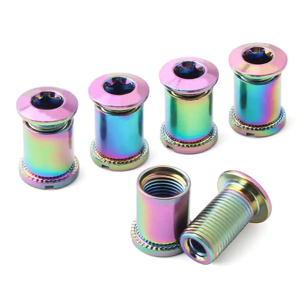 

Bike Maintenance About 40g Weight Bike Screws High-Strength Bolts Electroplating Finish Light Weight 4 Or 5 Bolt Compatibility