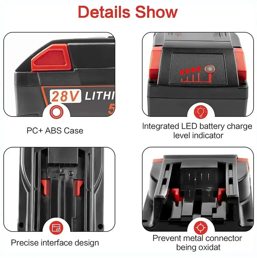 28V 10.0Ah Li-Ion Battery For MILWAUKEE M28 V28 Power 48-11-2830 28Volt Cordless