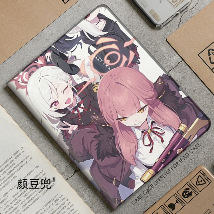 

Blue Archive Anime For iPad 10.2 9th Mini 6 5 Case Luxury Silicone For iPad Air 3 4 5 iPad Pro 11 12.9 10.5 9.7 Protective Shell