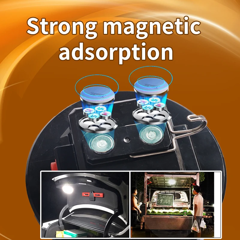 Multi-function Energy Saving Lamp Ultra Bright Strong Light Rechargeable Portable ABS plastic Flashlight