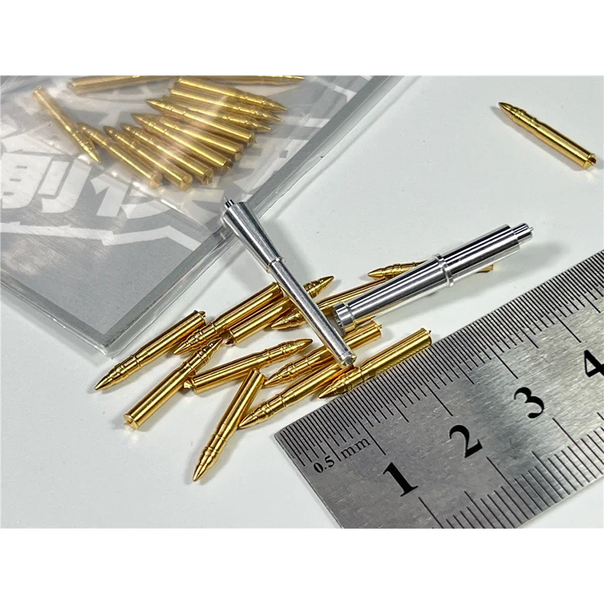 1/35 Scale Metal Barrel Shell Kit for Trumpeter 09590 Soviet T-100 Heavy Tank Model #CYT097