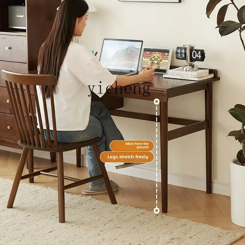 XL solid wood desk with drawers computer desk desk home bedroom student study table simple and practical