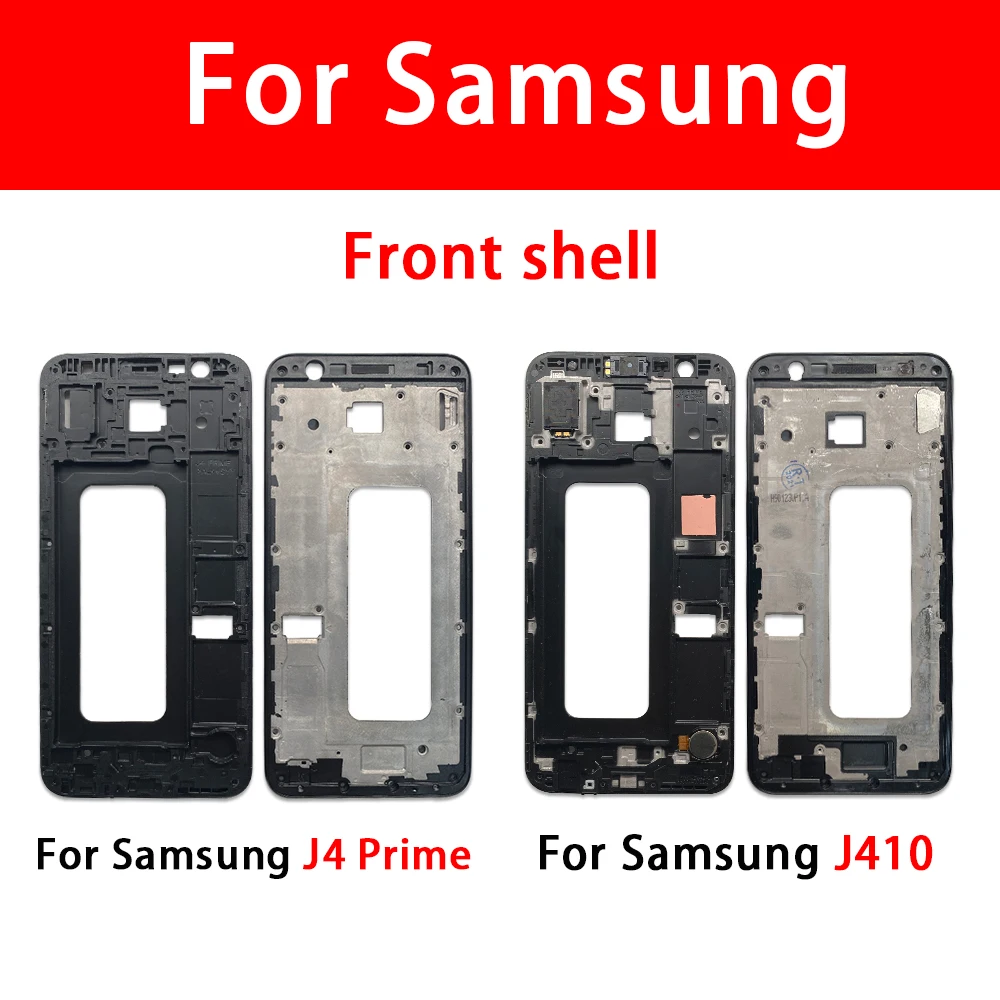 Phone LCD Chassis Frame For Samsung J4 Prime J4 Core J6 Plus J7 2017 J730 Screen Front Panel Plate