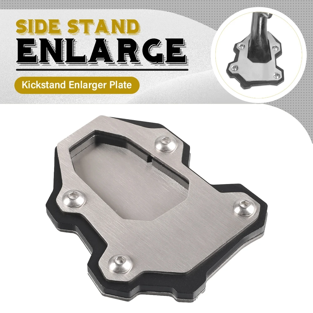 

Kickstand Extension Motorcycle Foot Side Stand Enlarge Plate Pad New For Suzuki VStrom 1000X V-Strom 1000 XT GSX-S 1000F S1000