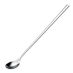 Long Handled 304 Stainless Steel Coffee Spoon Ice Cream Dessert Tea Stirring Spoon For Picnic Kitchen Dining Bar Tools Accessory