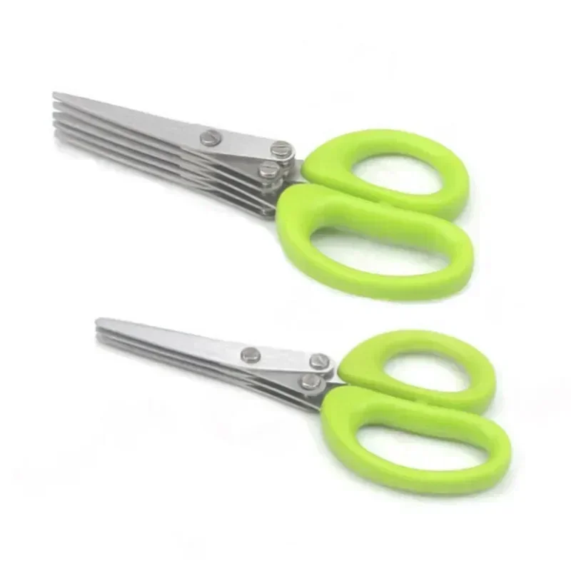 Tool Scallion Muti Spices Kitchen Multifunctional Herb Steel Cutter Multi-layers Cut Scissors Knives Layers Cook Stainless Laver