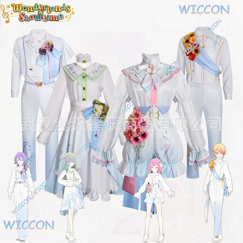 

Tenma Tsukasa Rui Косплей Project Sekai Wonderlands × Showtime wswl2 Униформа Nene Женщины Мужчины Хэллоуин Сценический Костюм Парик